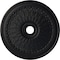 Ekena Millwork Oakleaf Ceiling Medallion (Fits Canopies up to 6 1/4"), 29 1/8"OD x 3 5/8"ID x 1"P, Steel Gray CM29OASGS - alternate 1